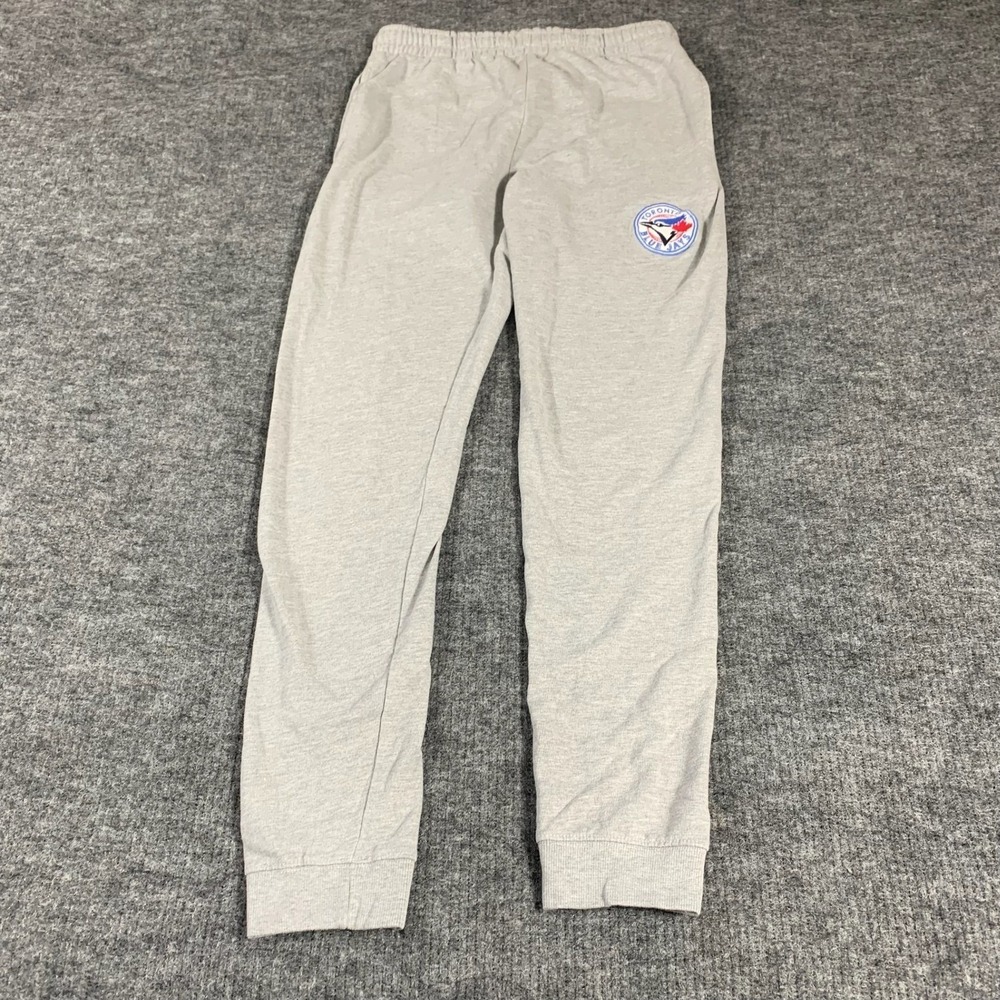 Toronto Blue Jays‎ Sweatpants Mens Large 32x30 Gray Joggers Baseball Lounge MLB